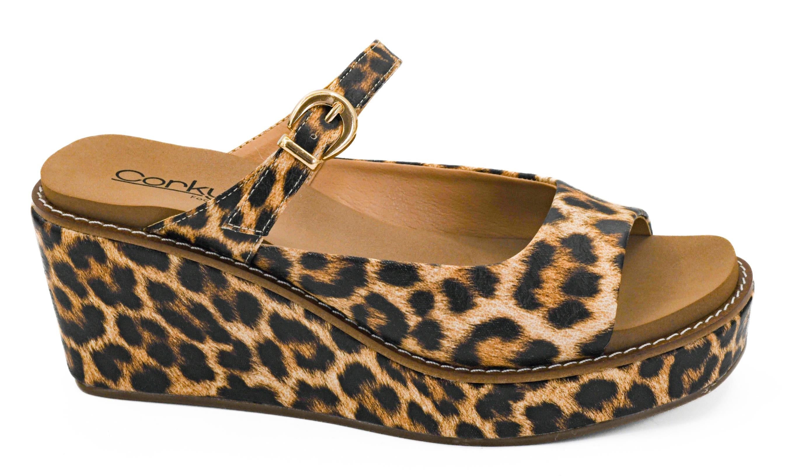 Corky's Treat Yourself Sandals in Leopard-How Cute is That? Boutique