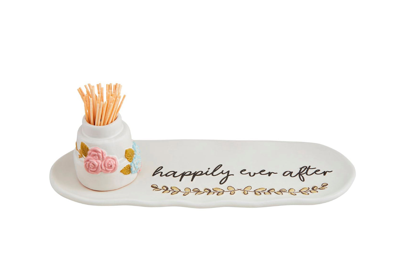 Happily Ever After Toothpick Wedding Tray