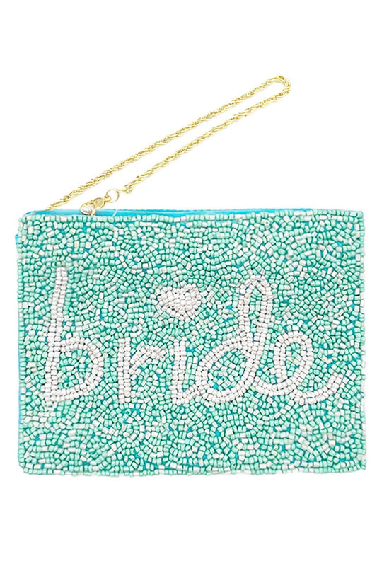 BRIDE Beaded Mini Pouch Bag