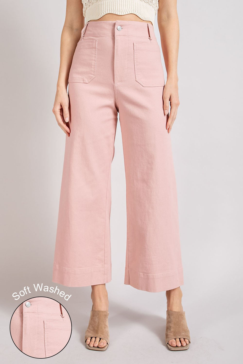 SOFT WASHED WIDE LEG PANTS-How Cute is That? Boutique