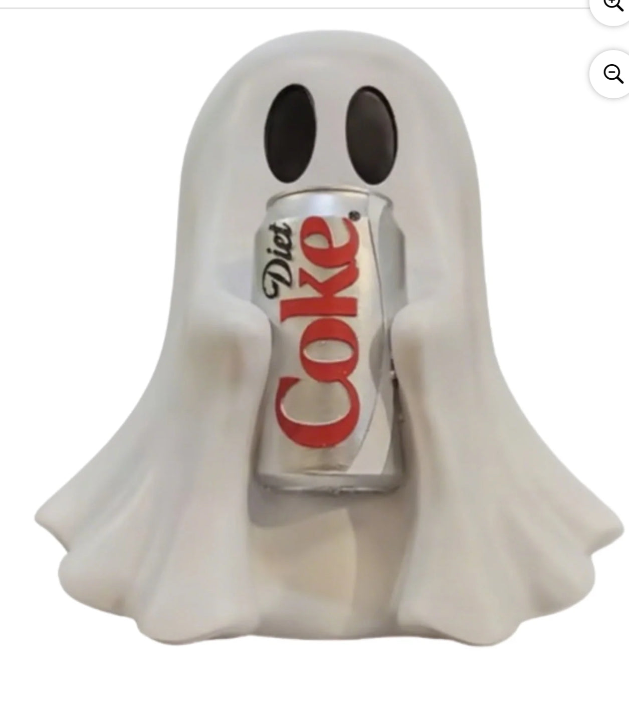 Cute Ghost holding a Diet Coke