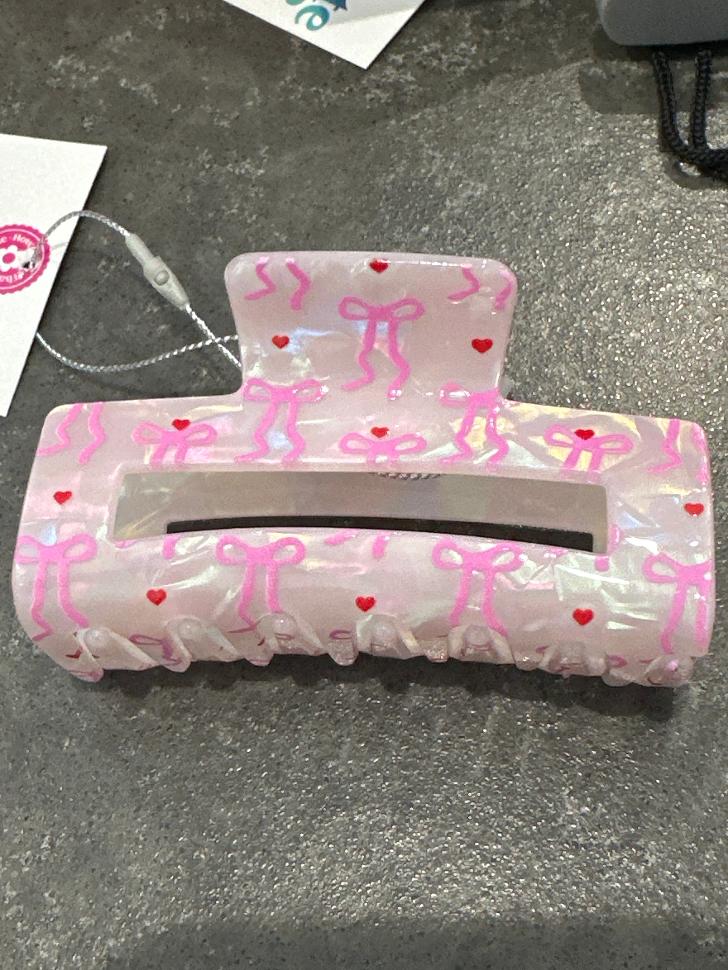Printed Bow Claw Clip-How Cute is That? Boutique