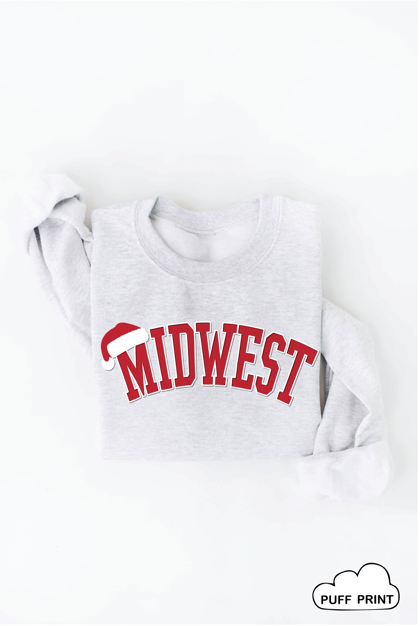 MIDWEST PUFF SANTA Graphic Sweatshirt