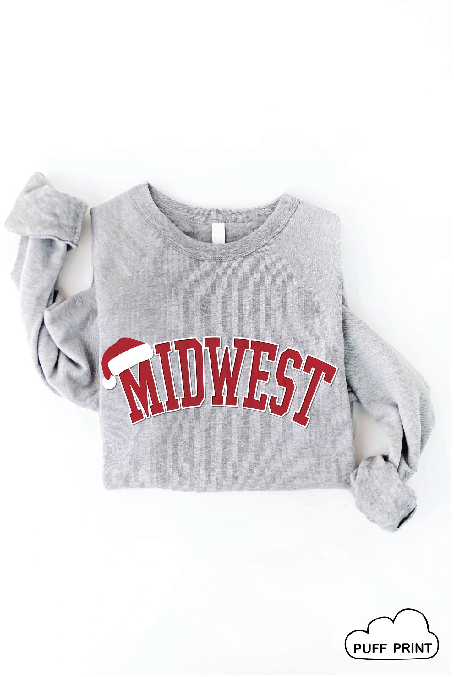 MIDWEST PUFF SANTA Graphic Sweatshirt
