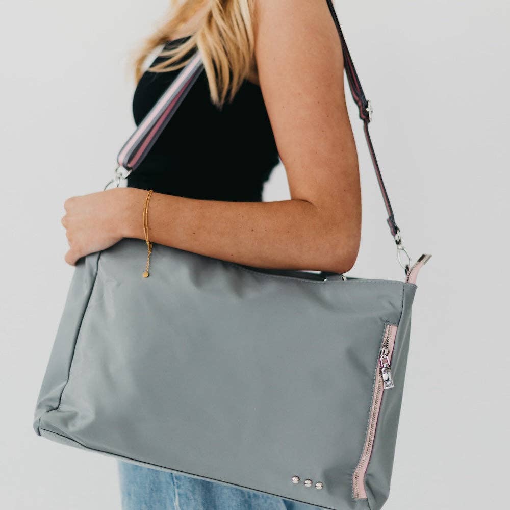 Nina Nylon Organizer Tote Bag-How Cute is That? Boutique