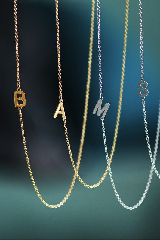 Initial Necklace (Waterproof)-How Cute is That? Boutique