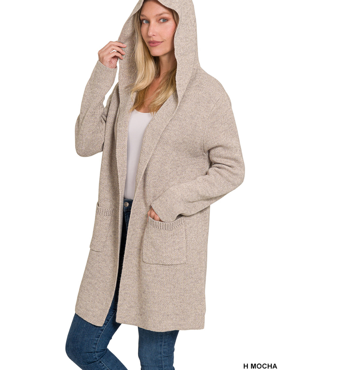 Hoodie Sweater Cardigan-How Cute is That? Boutique