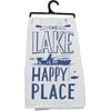 Lake Is My Happy Place Kitchen Towel-How Cute is That? Boutique