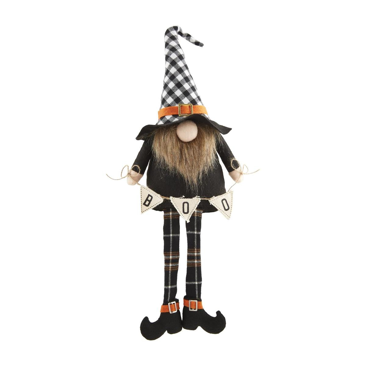 CHECKERED DANGLE LEG GNOME