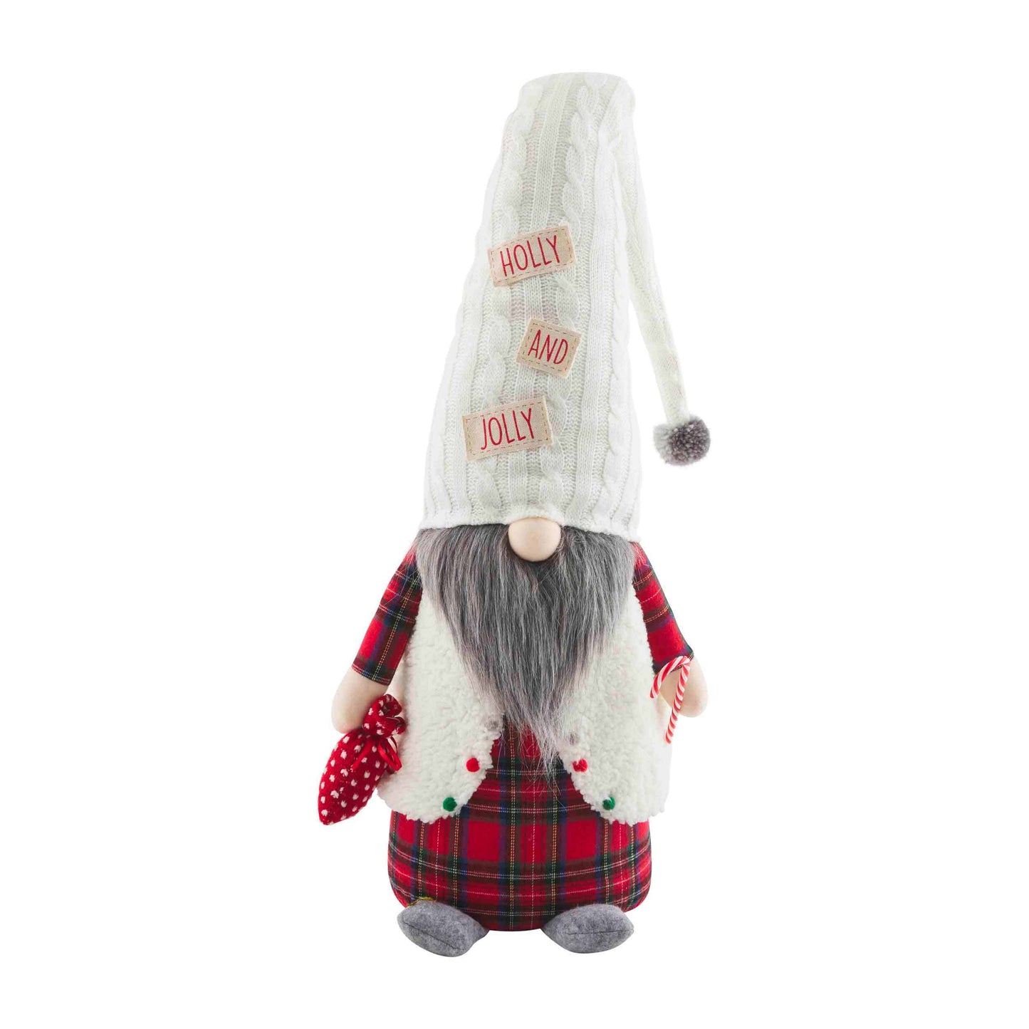 HOLLY XL LIGHT UP GNOME SITTER