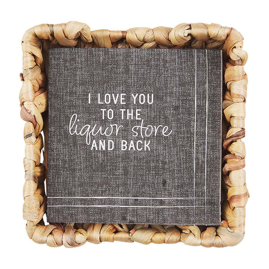 LIQUOR STORE COCKTAIL NAPKIN SET