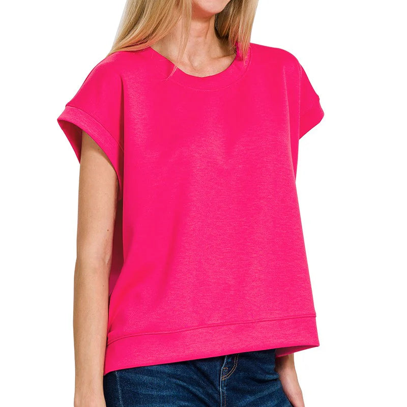 SCUBA SHORT SLEEVE Shirt-How Cute is That? Boutique