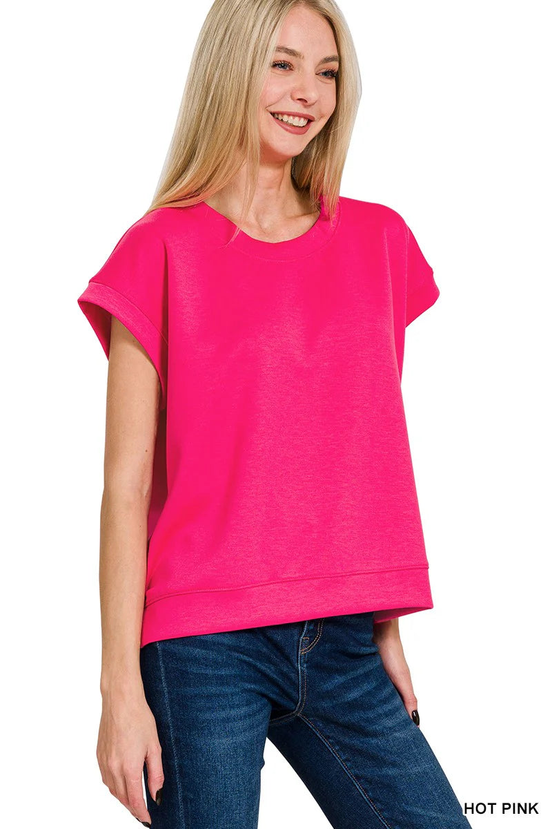 SCUBA SHORT SLEEVE Shirt-How Cute is That? Boutique