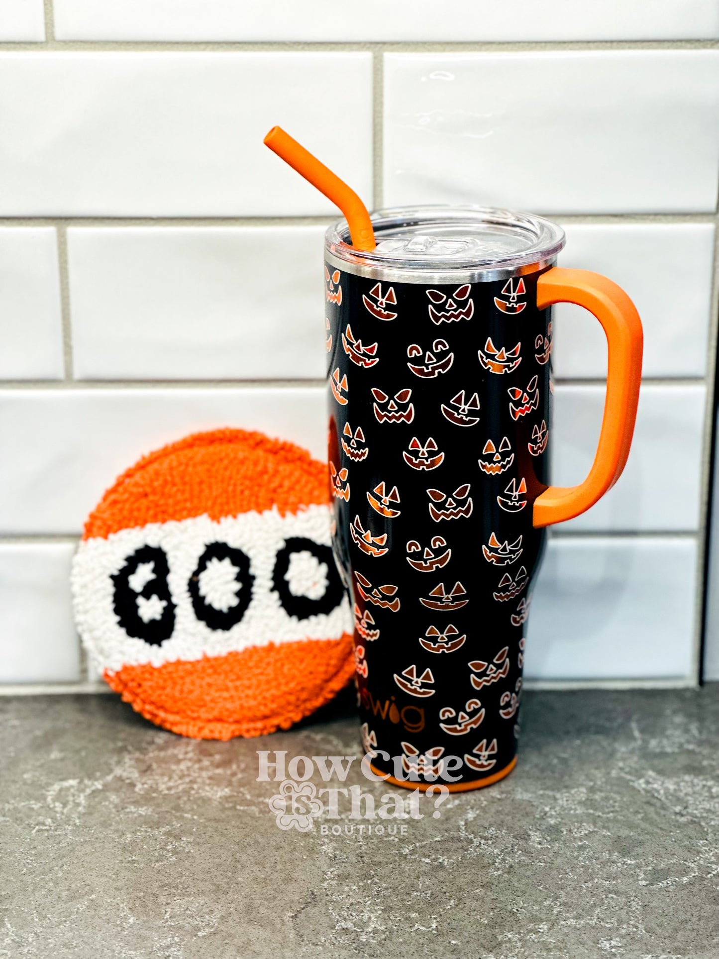 HALLOWEEN MUG RUG COASTERS