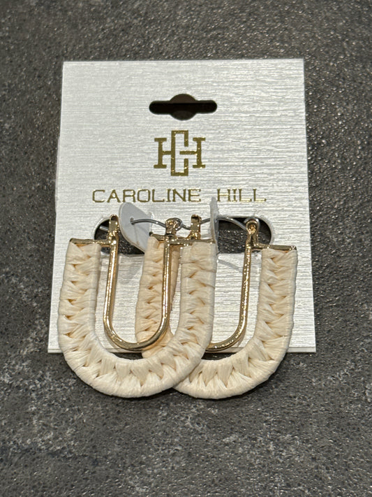 Roxbury Wrapped Drop Earring in Ivory