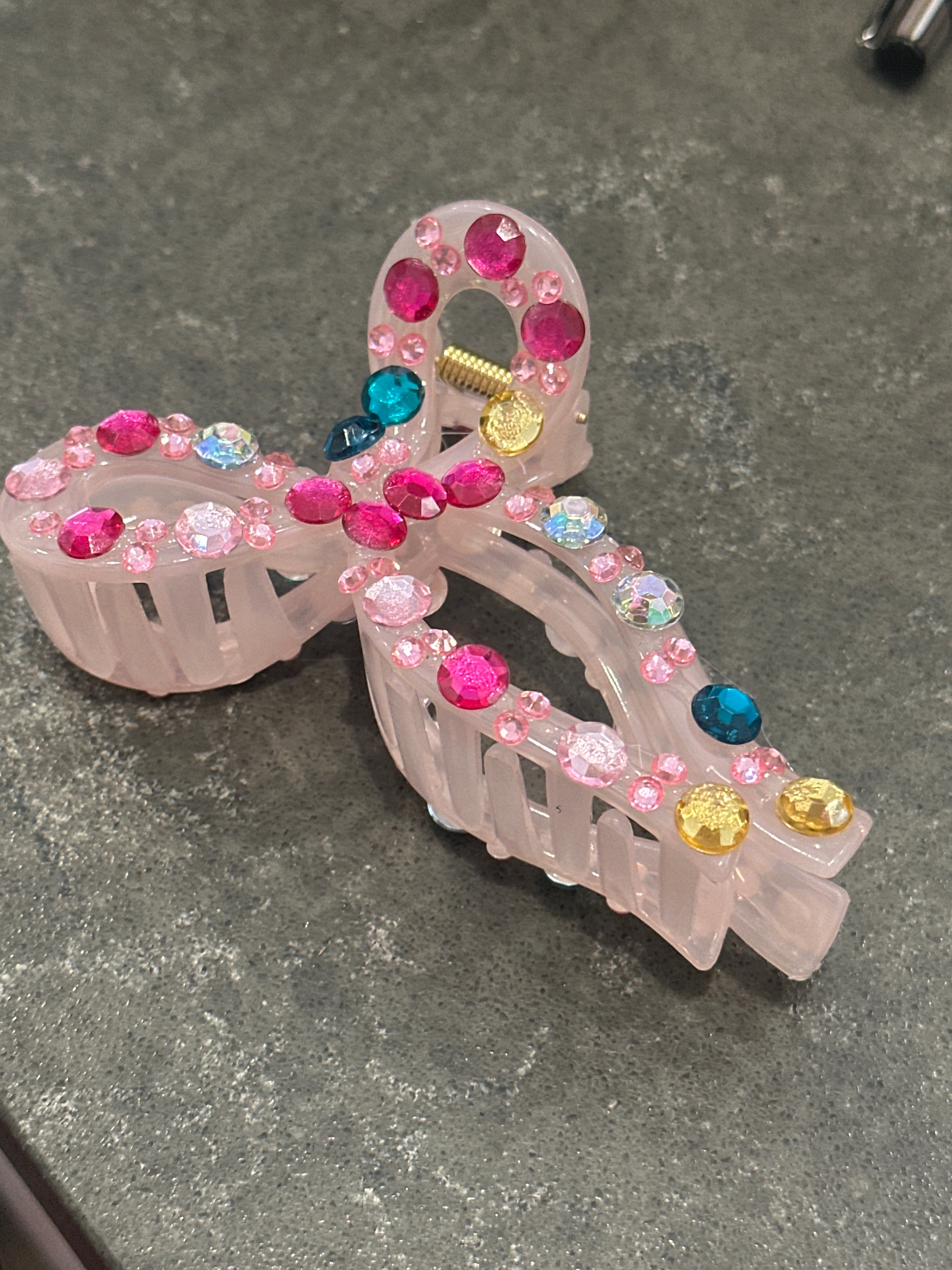 Jeweled Bow Claw Clip-How Cute is That? Boutique
