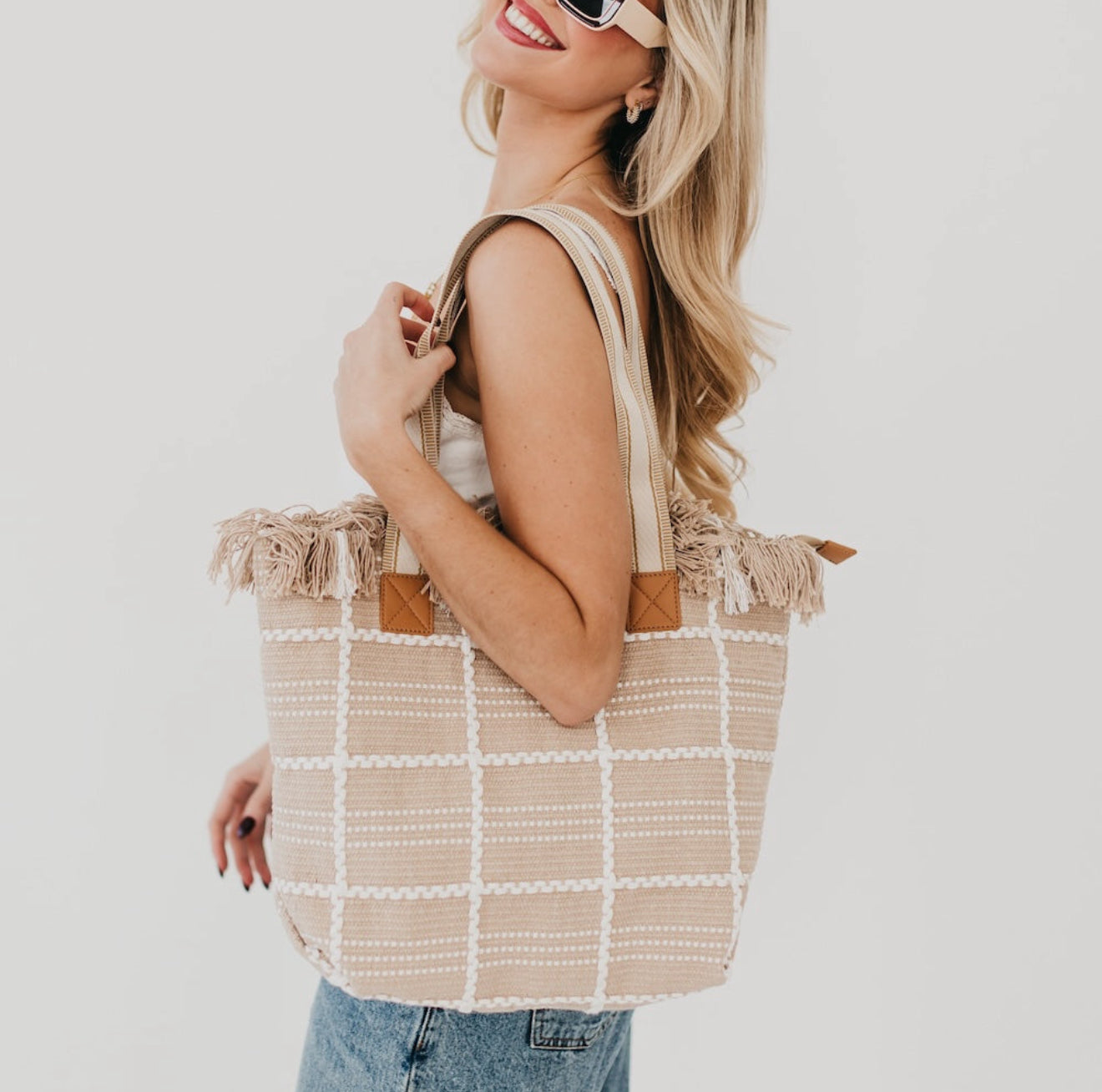 Faye Fringe Tote Bag