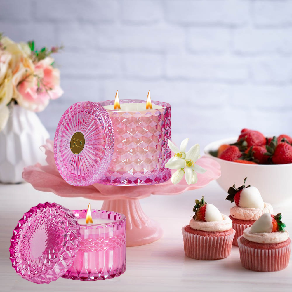 Cake For Breakfast 15oz Shimmer Candle 2 wick-How Cute is That? Boutique