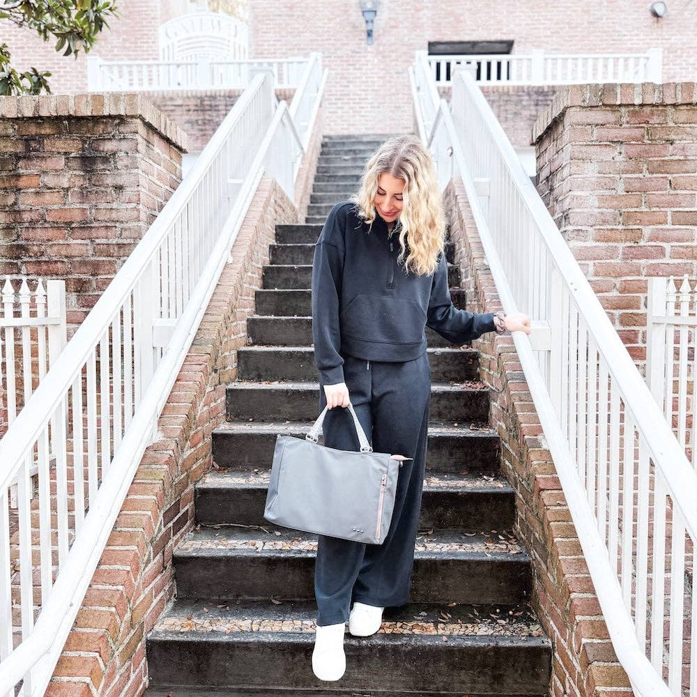 Nina Nylon Organizer Tote Bag-How Cute is That? Boutique
