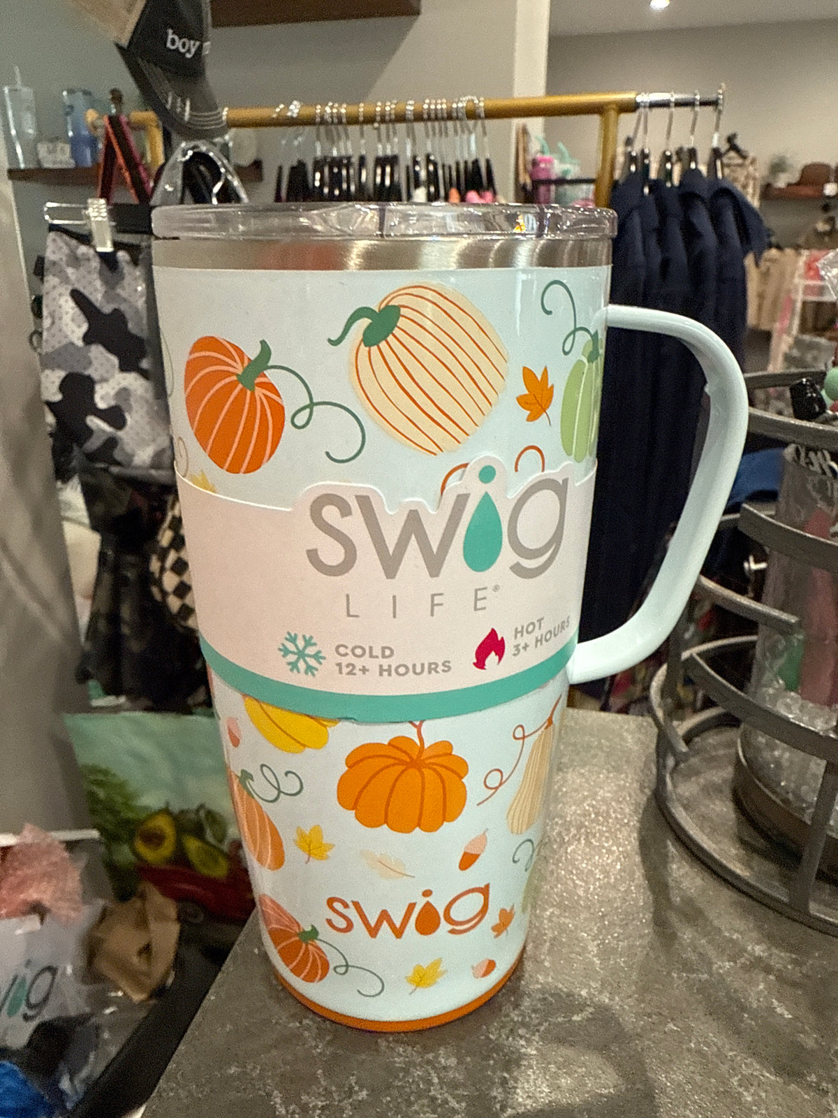 Pumpkin Spice Tumbler (22oz) Halloween Travel Mug-How Cute is That? Boutique