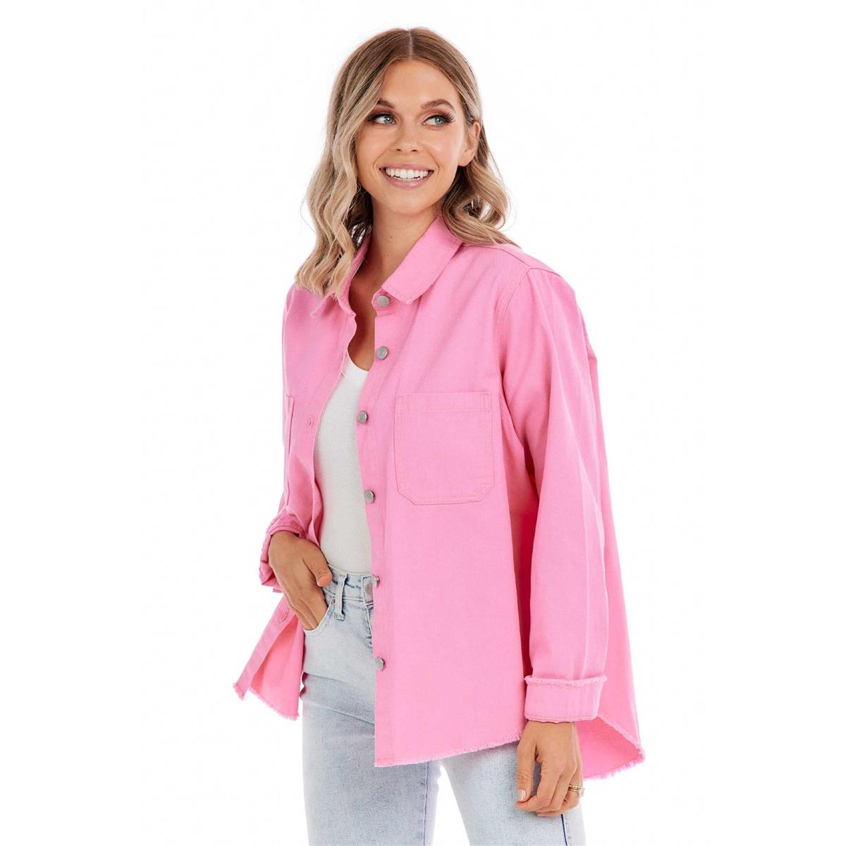 Pink Bradley Shacket