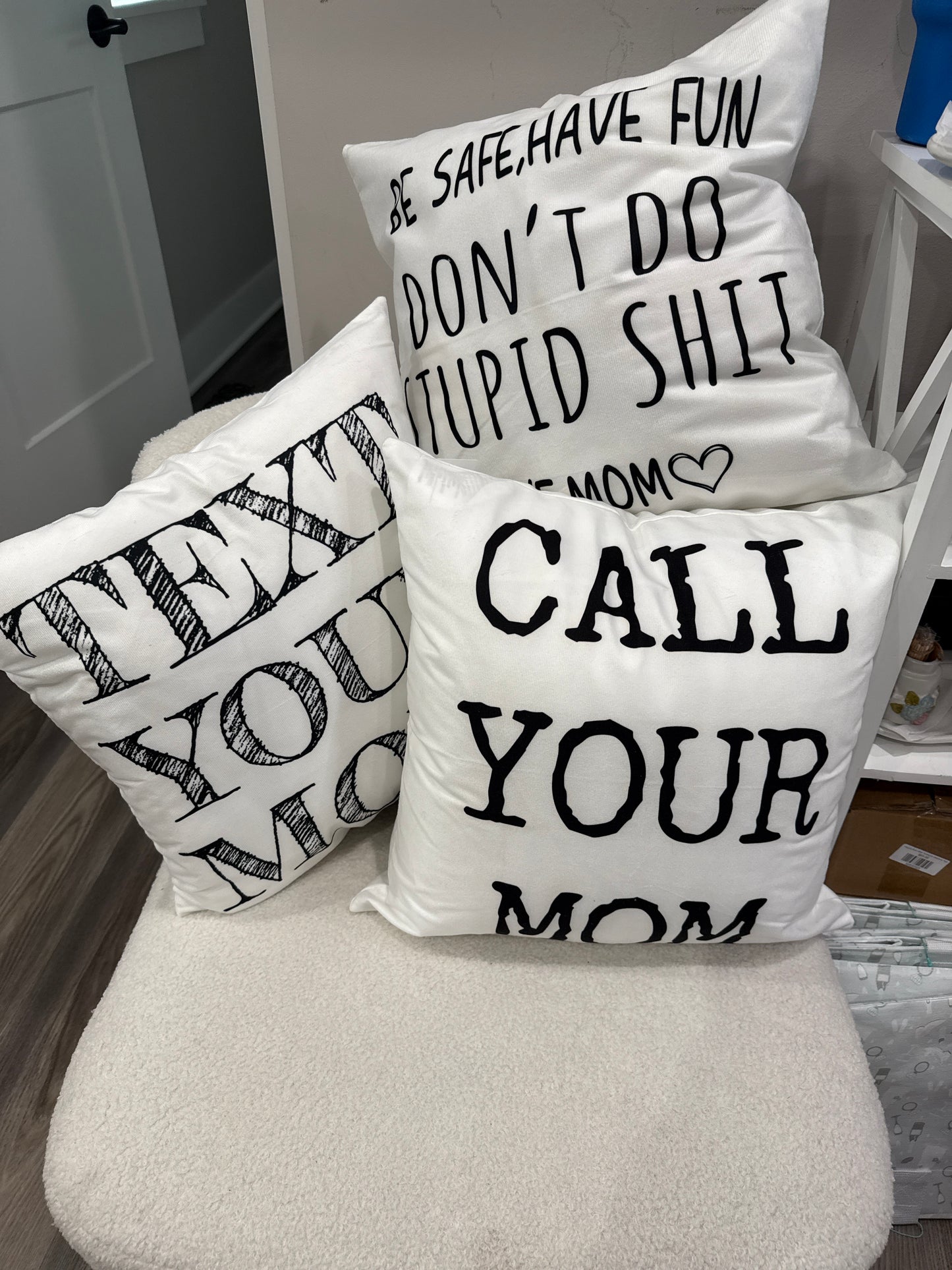 Call your mom pillow