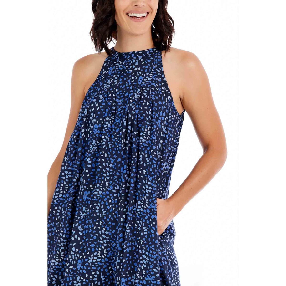 NAVY ANGELINE JUMPSUIT