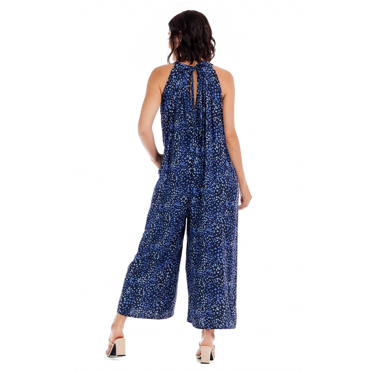 NAVY ANGELINE JUMPSUIT