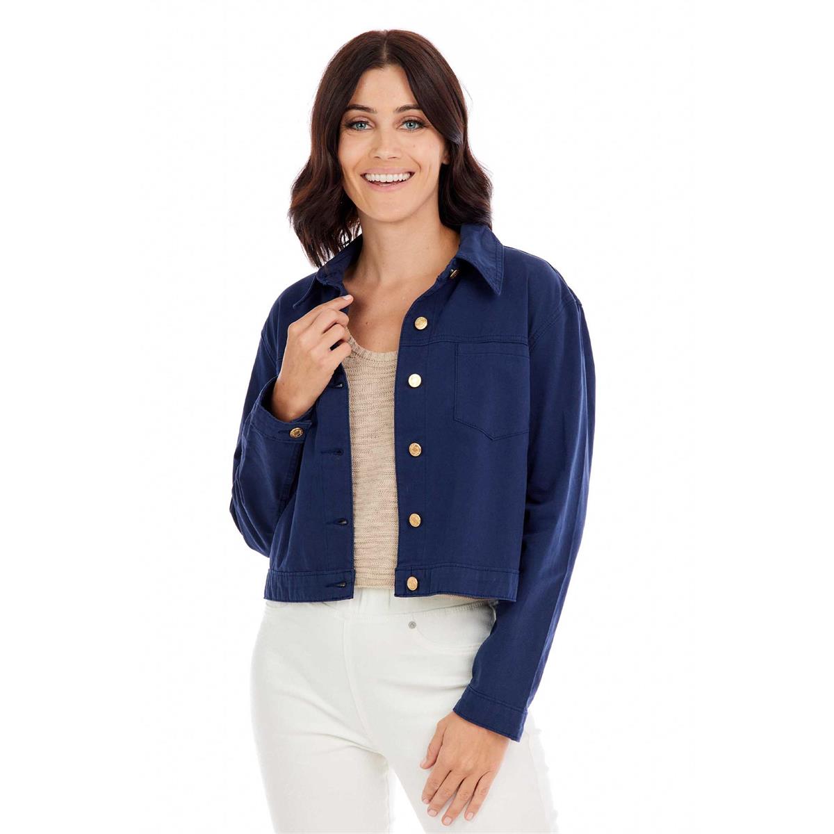 Navy Kendrick Jacket-How Cute is That? Boutique