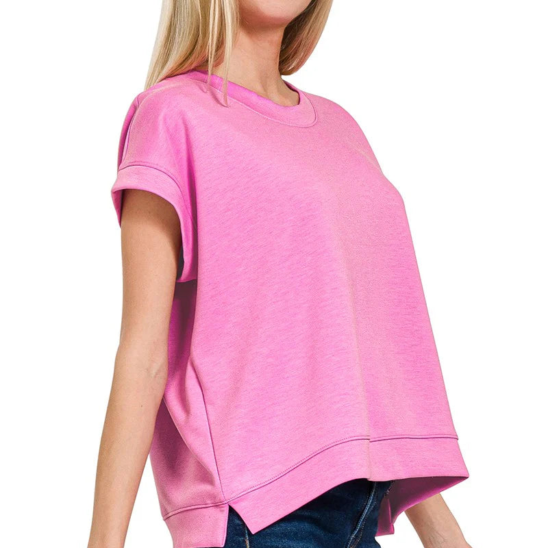 SCUBA SHORT SLEEVE Shirt-How Cute is That? Boutique