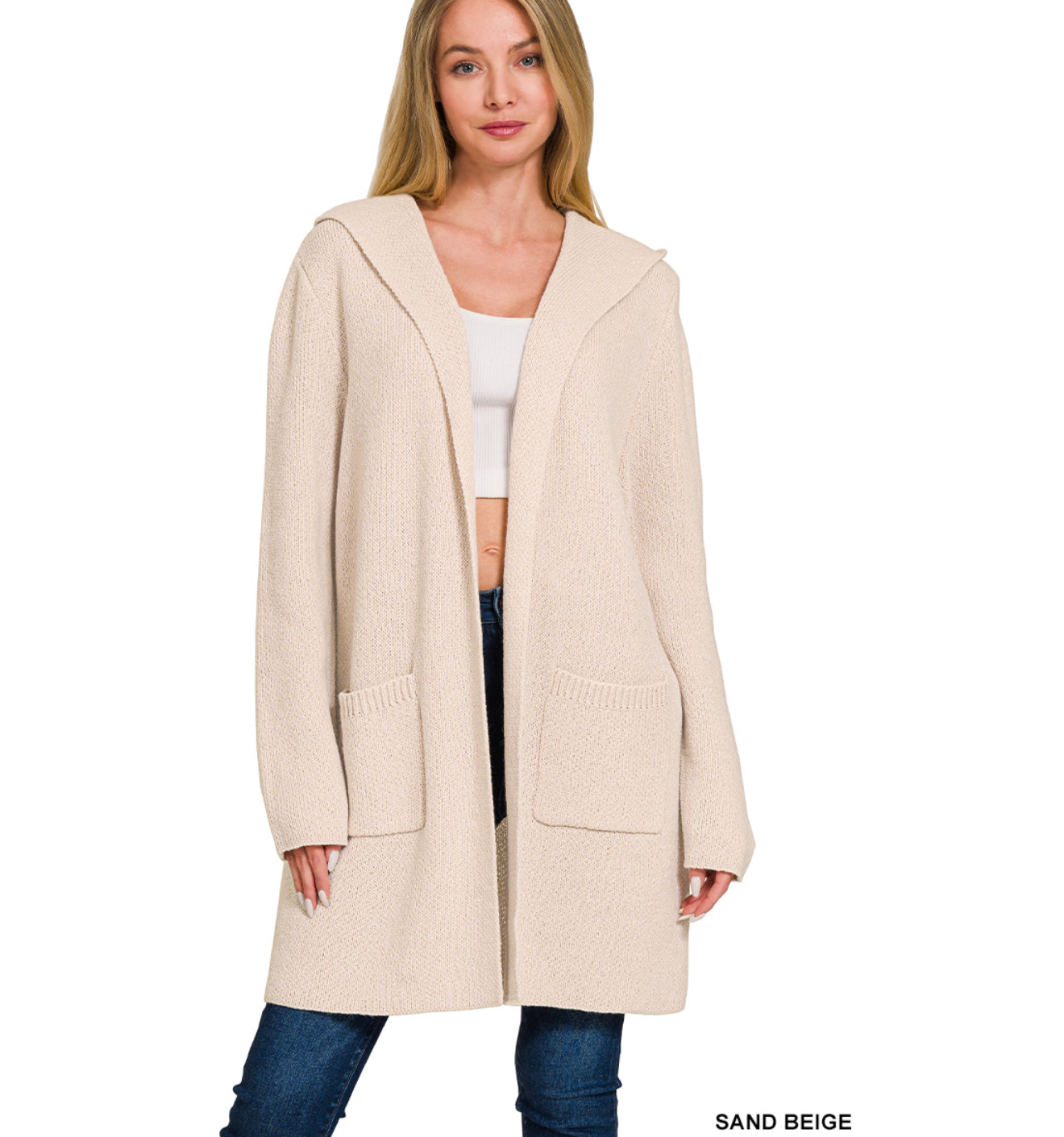 Hoodie Sweater Cardigan