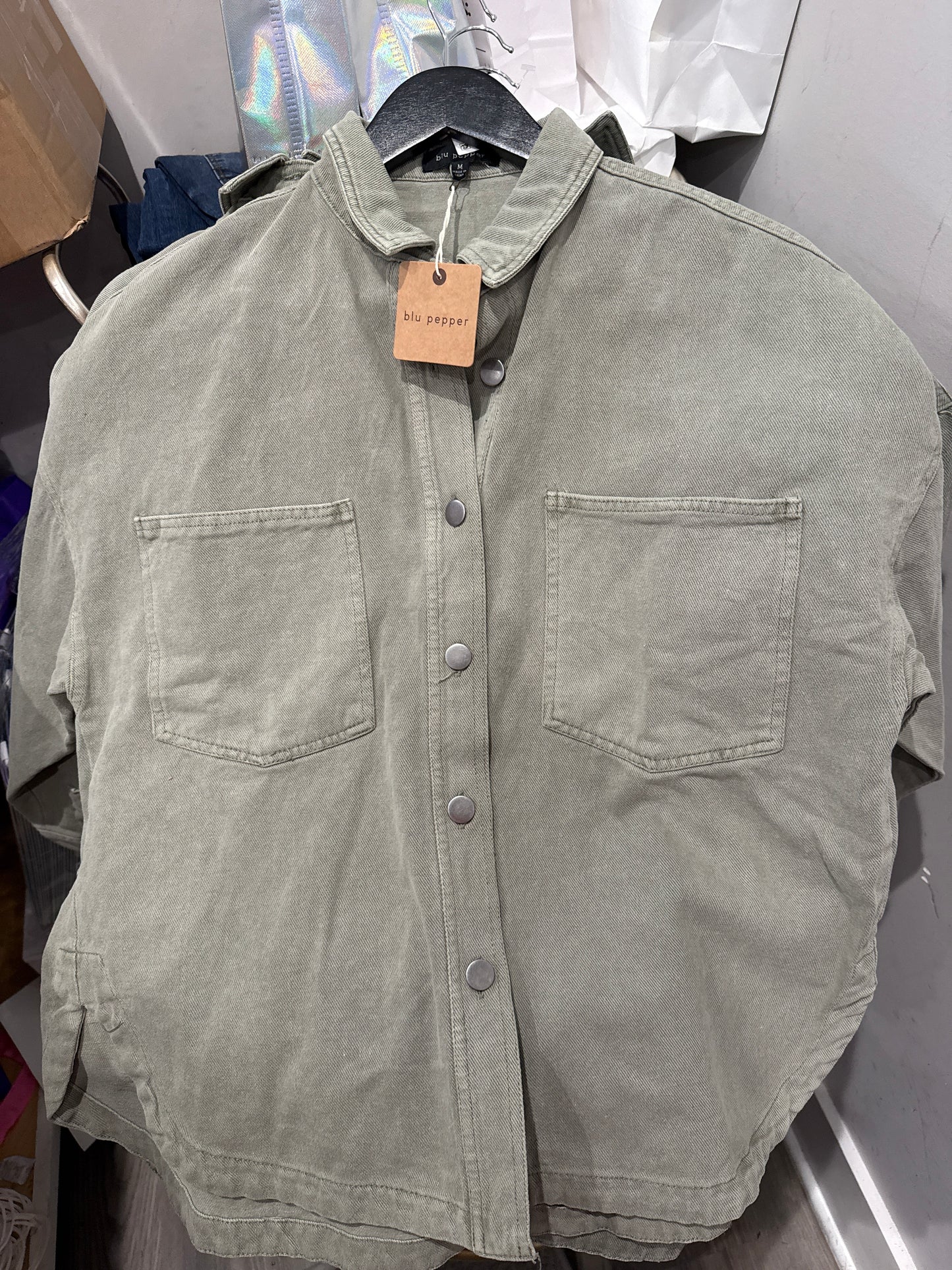 Green Denim Jacket