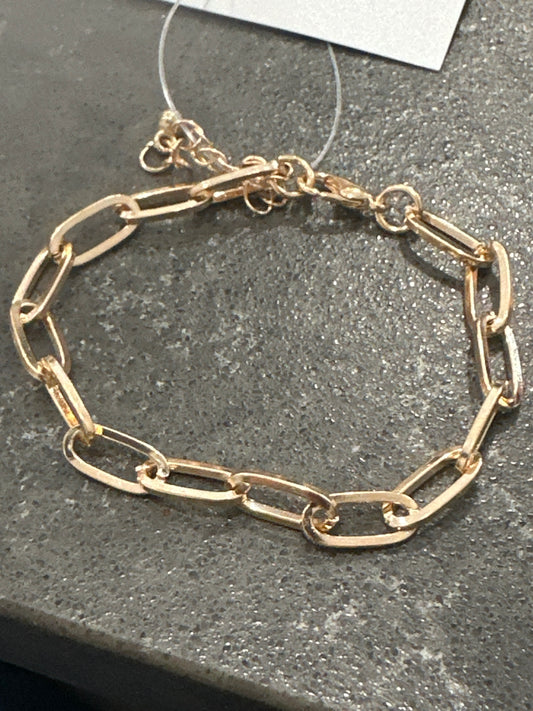 Gold Small Links Bracelet