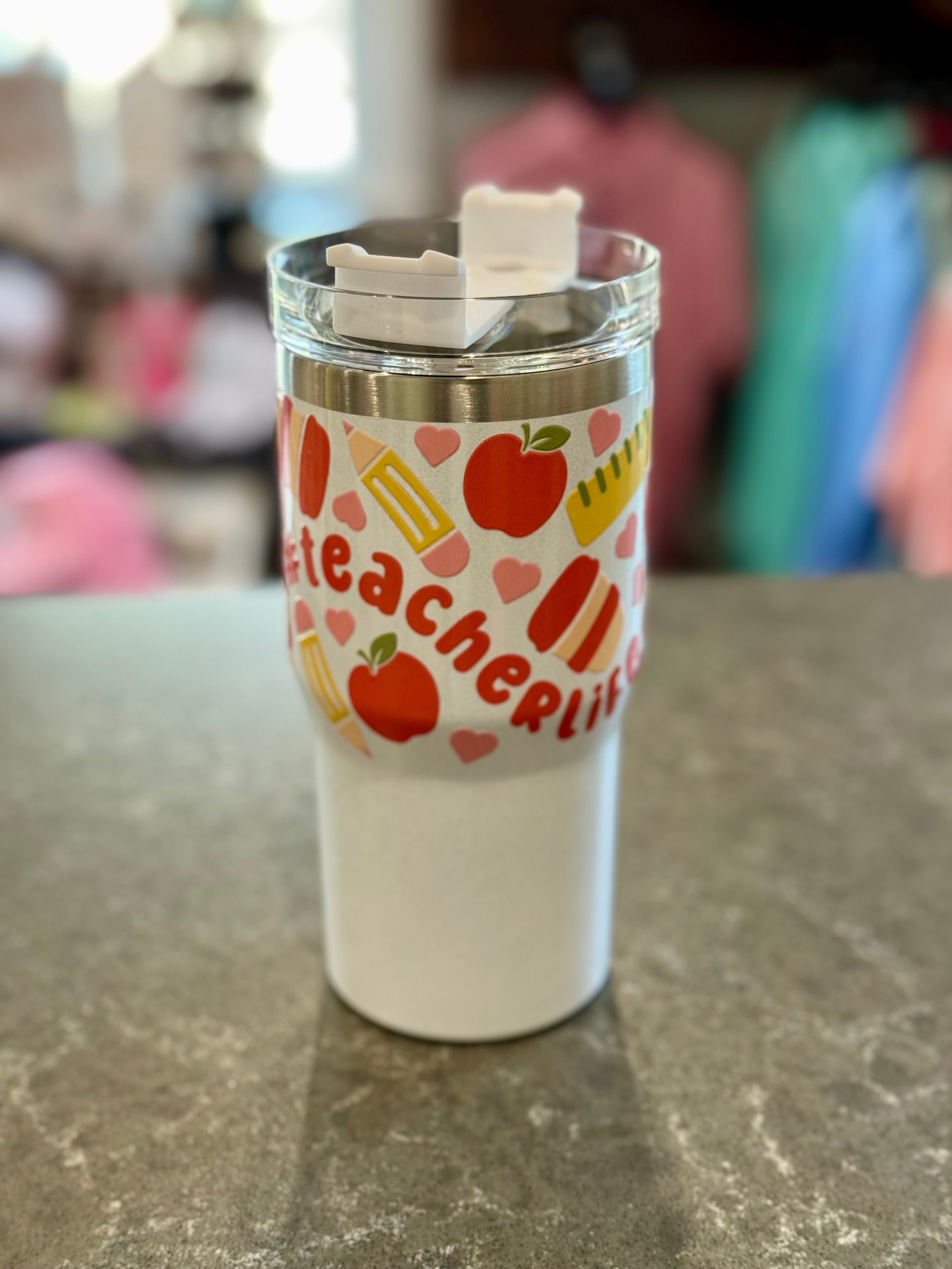 Teacher Tumbler 20oz-How Cute is That? Boutique