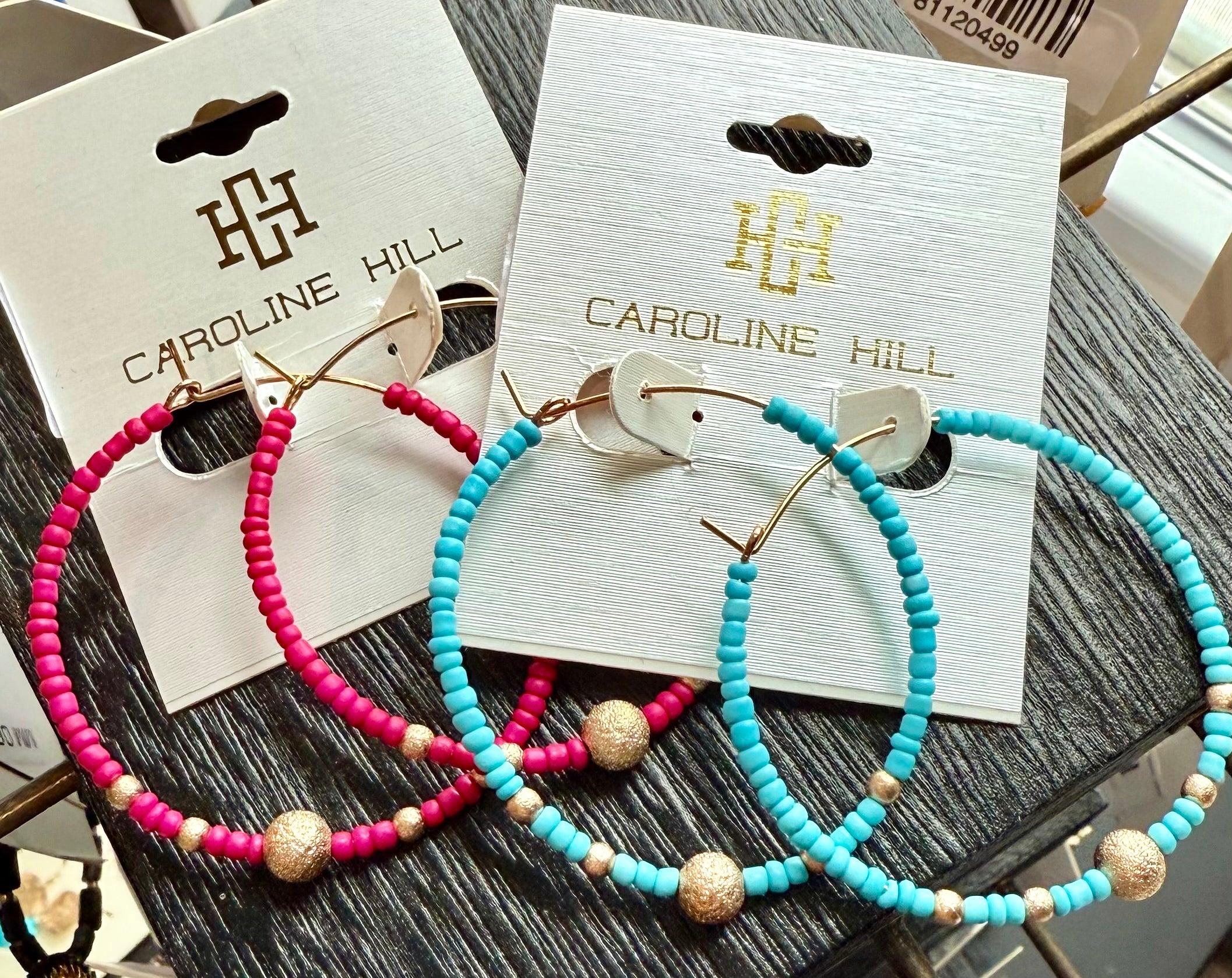 Maranda beaded Hoops-How Cute is That? Boutique