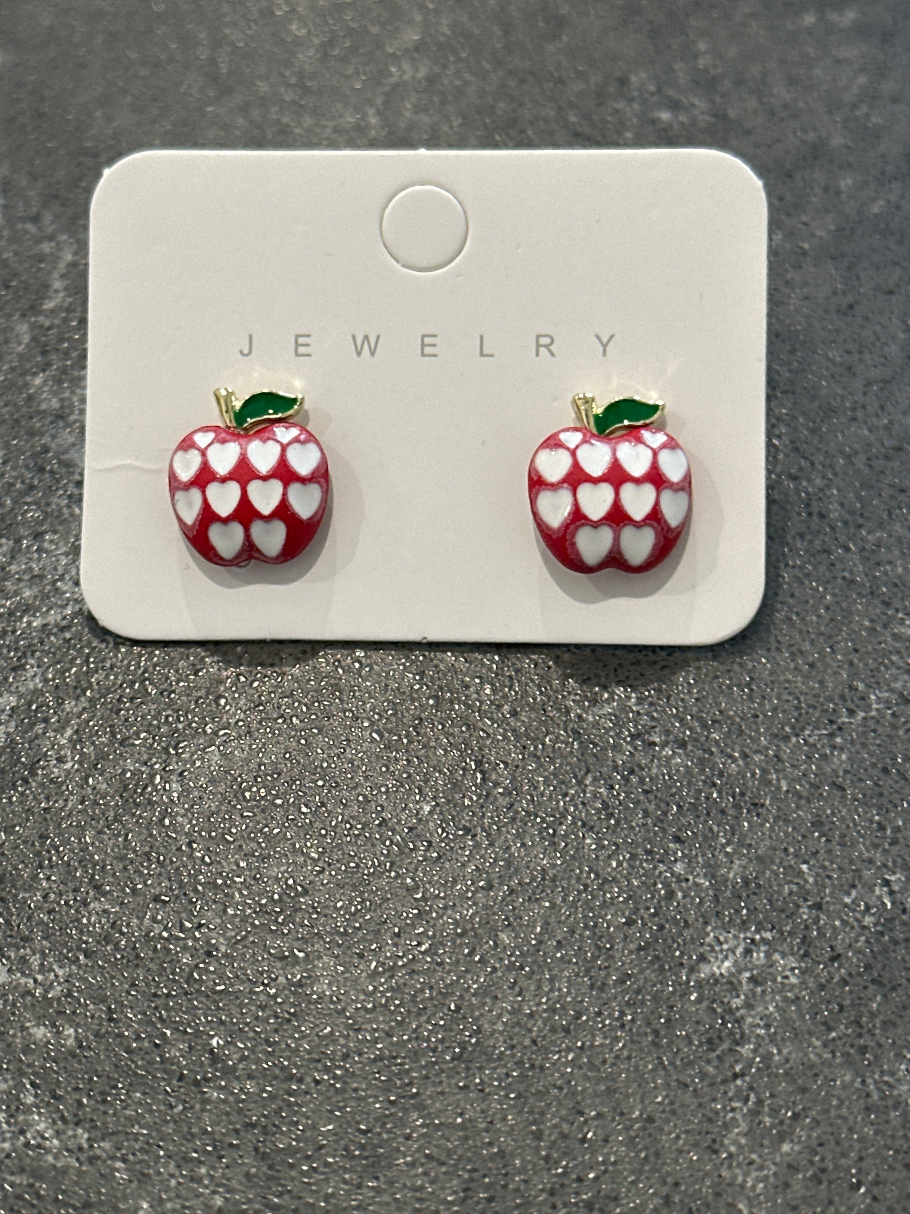 Apple Teacher Earrings-How Cute is That? Boutique