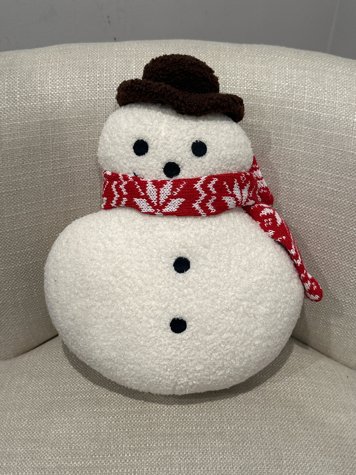 Small SNOWMAN PILLOW