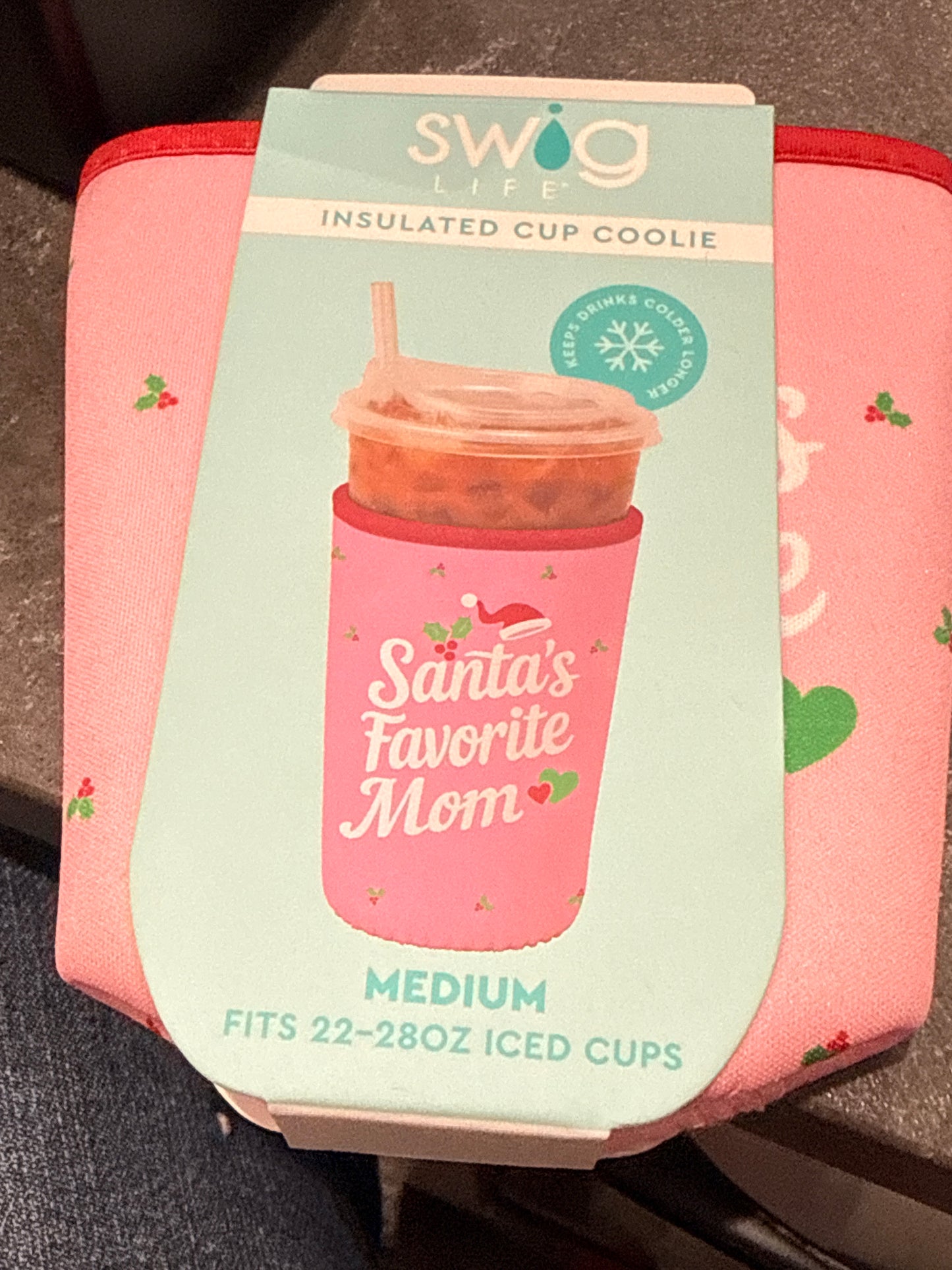 Santa’s favorite Mom coffee coolie