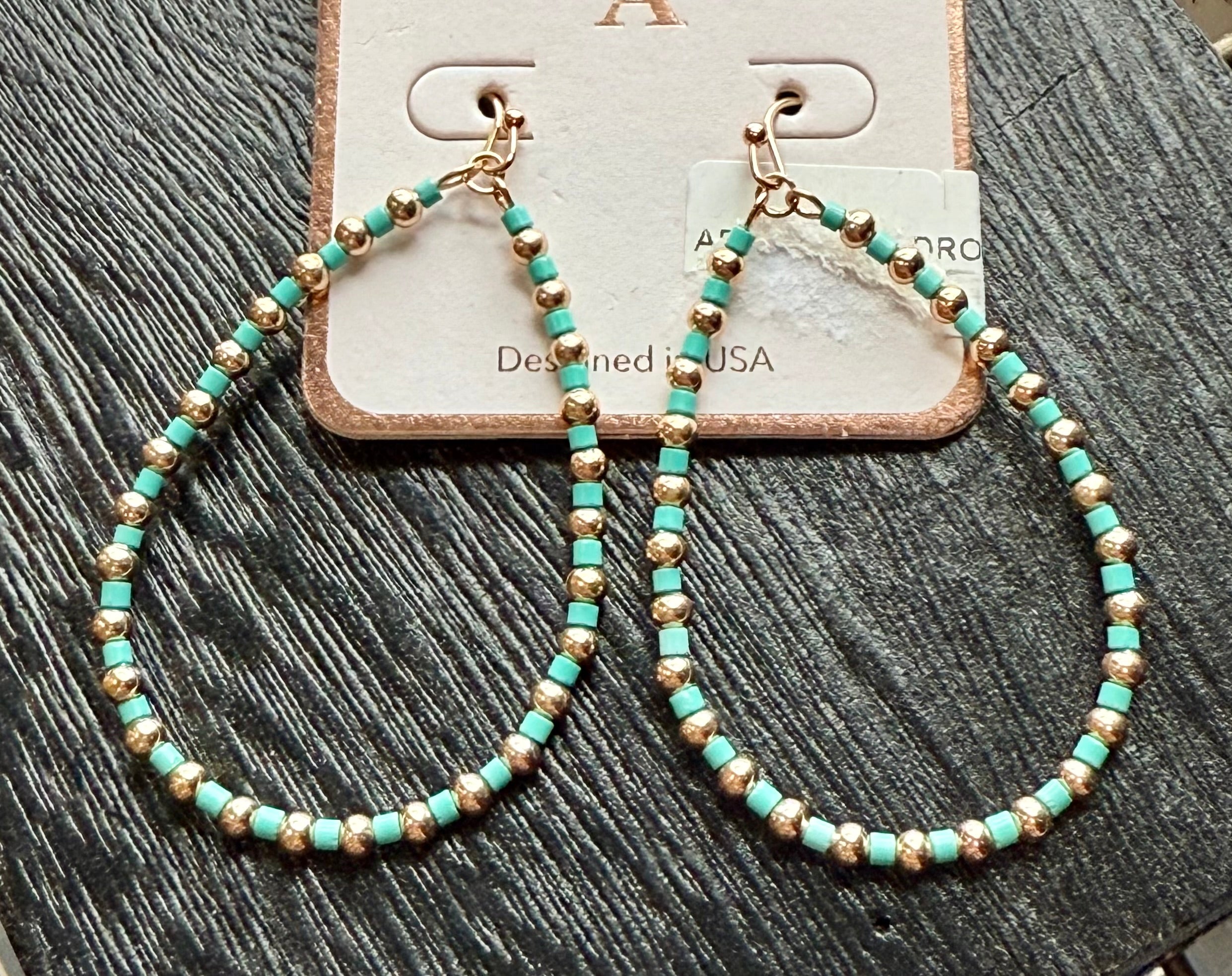 Beaded Drop Earrings-How Cute is That? Boutique