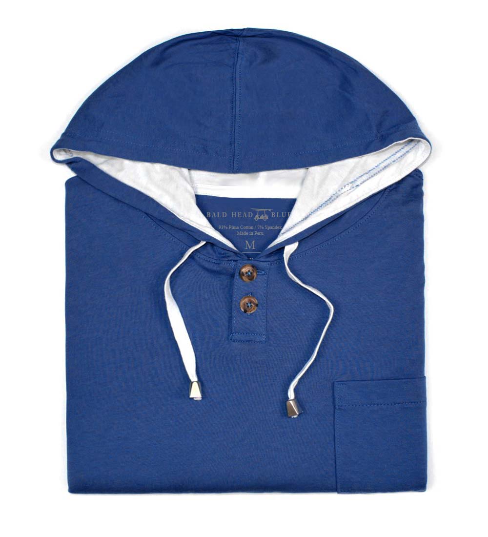 Deep Point Hoodie- Solid Medieval Navy