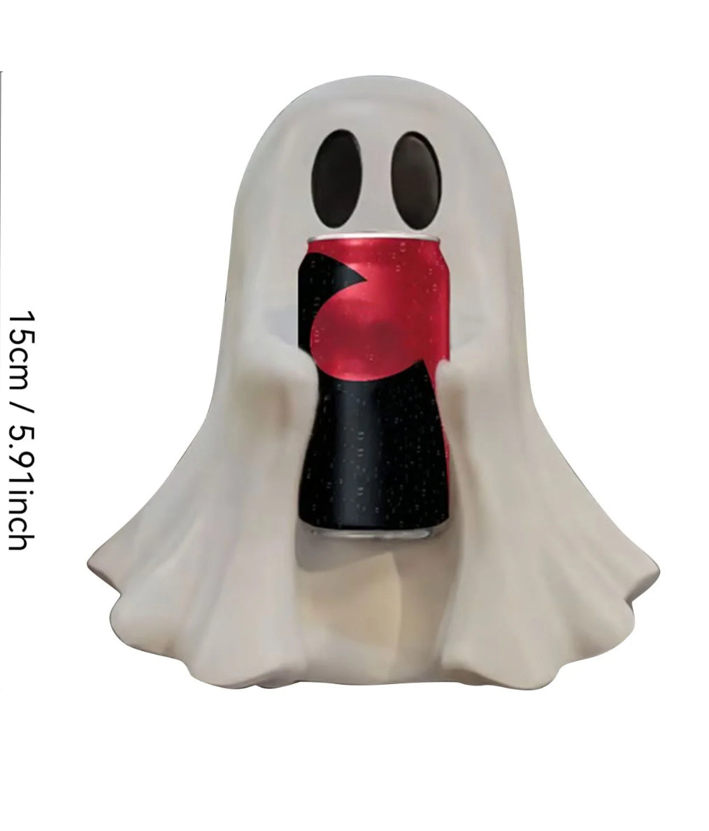 Cute Ghost holding a Diet Coke