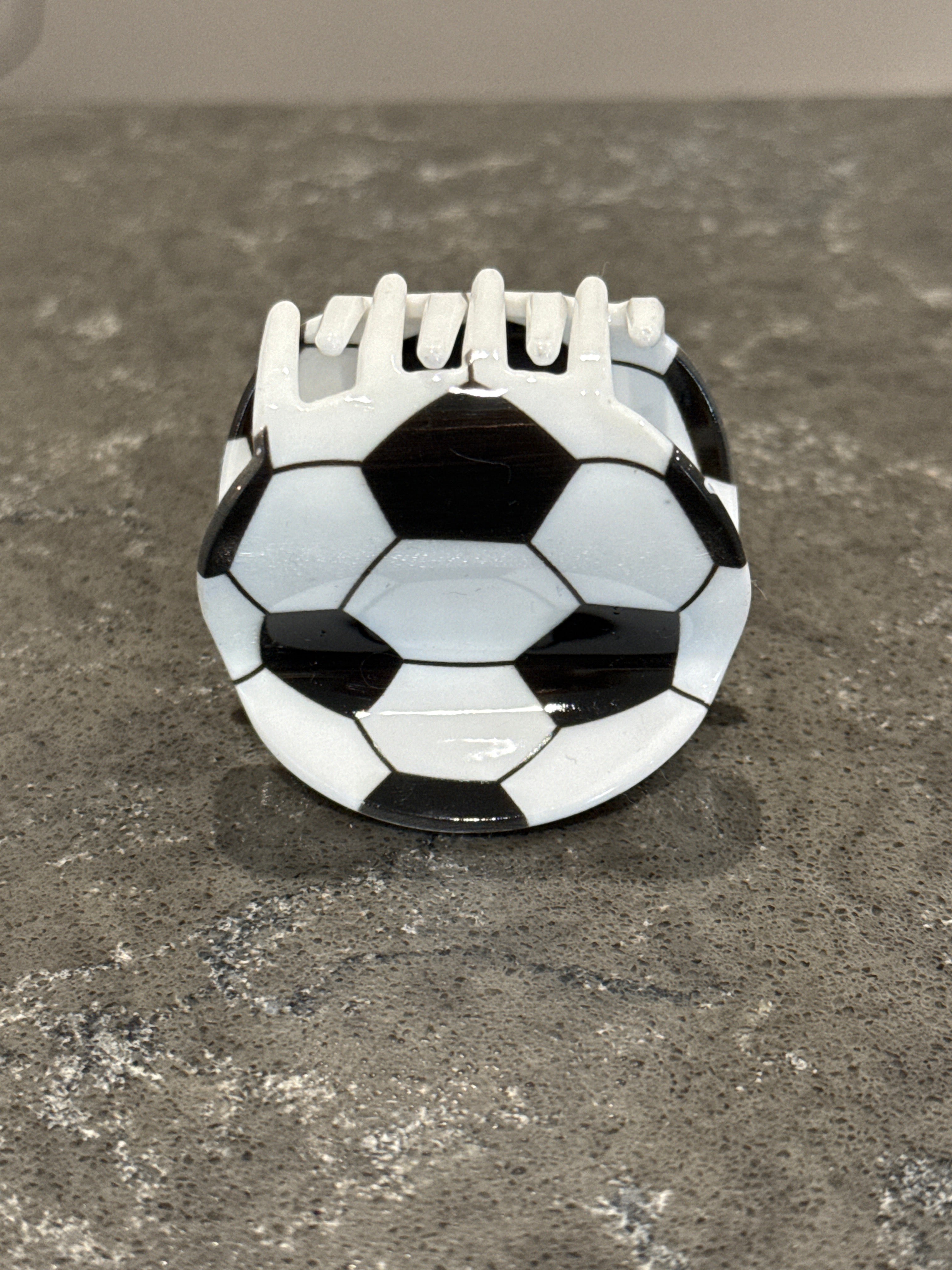 SOCCER HAIR CLAW-How Cute is That? Boutique