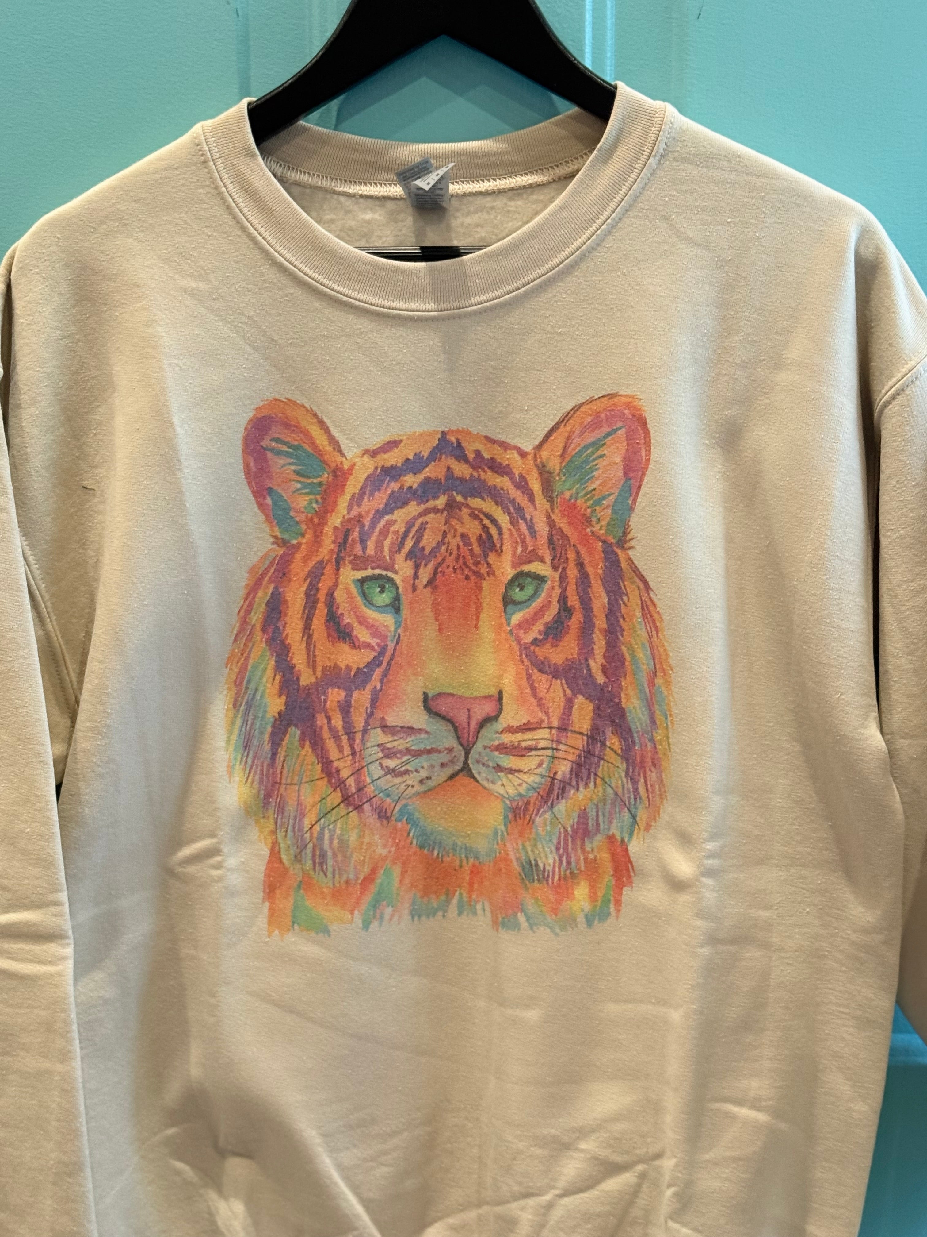 Watercolor Bengals Sweatshirt-How Cute is That? Boutique