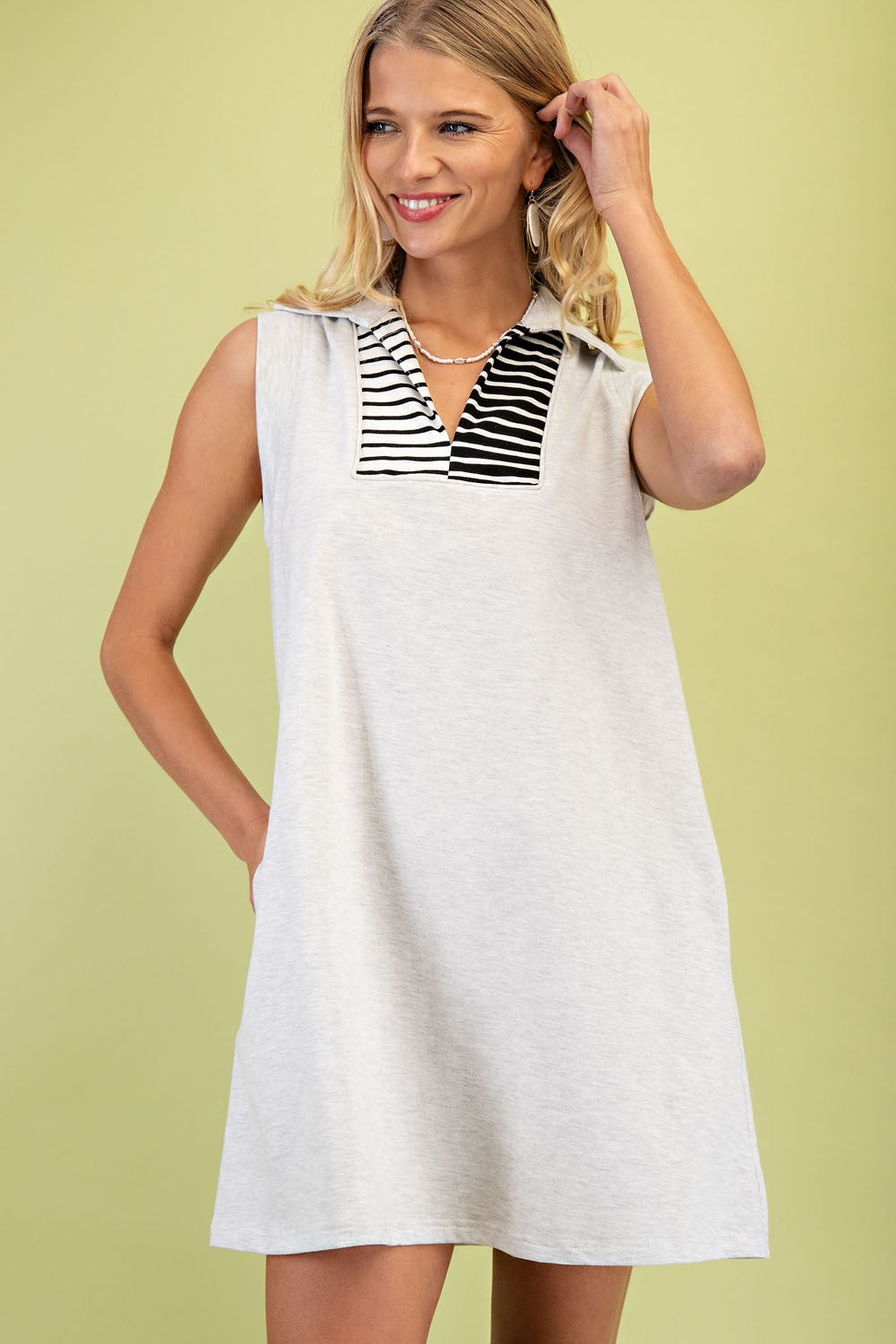 Knit Color-Block Dress-How Cute is That? Boutique