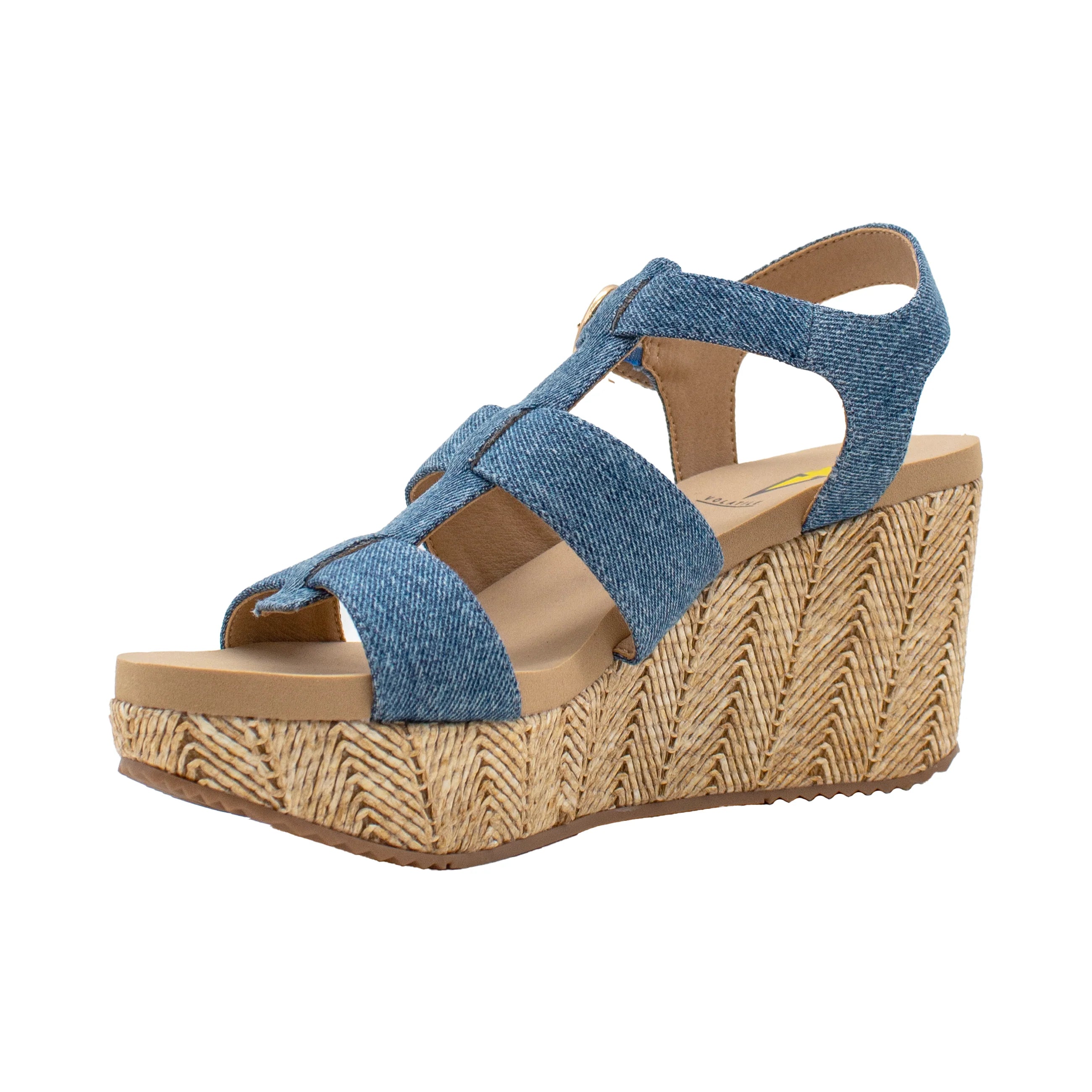 Crimini Denim Sandals-How Cute is That? Boutique