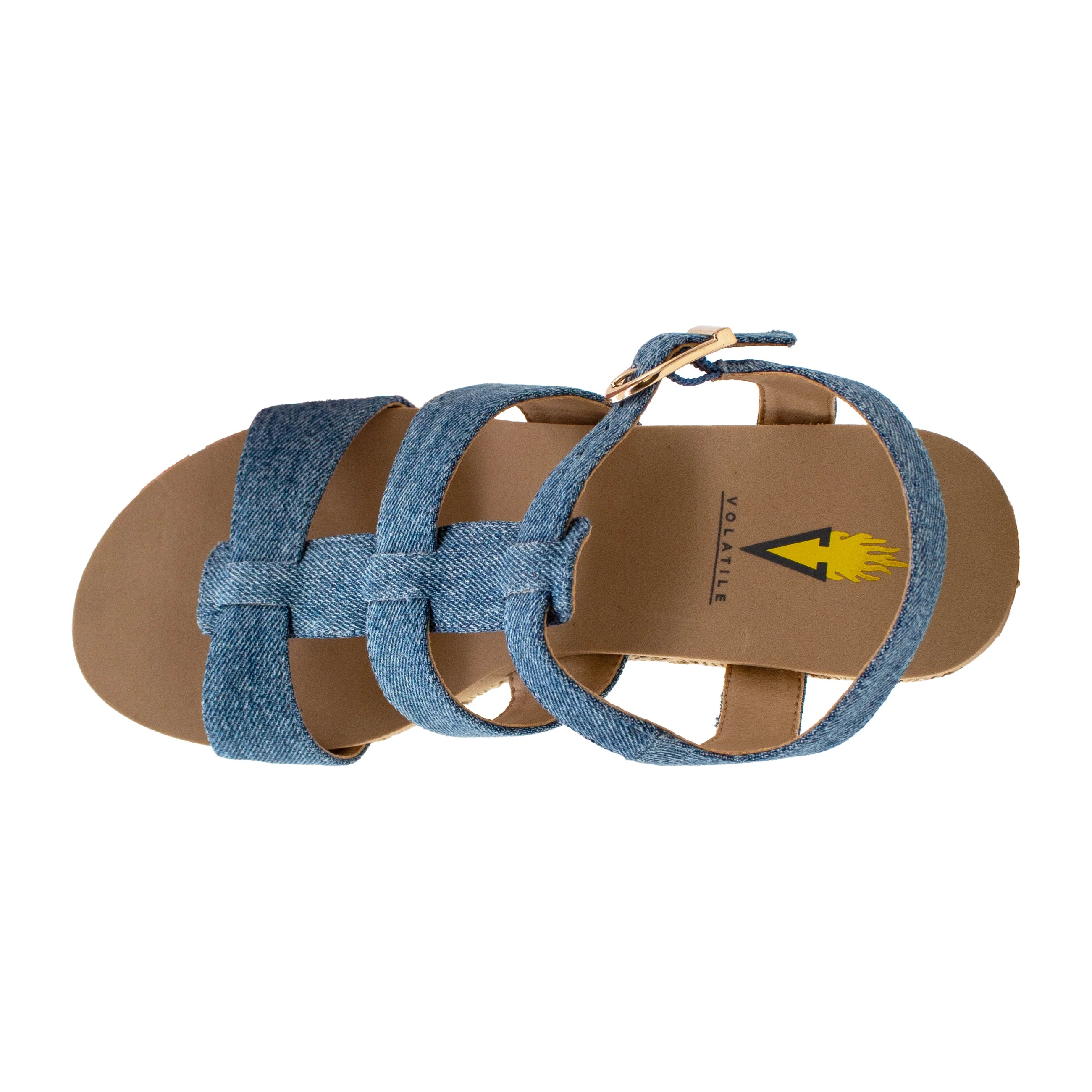 Crimini Denim Sandals-How Cute is That? Boutique