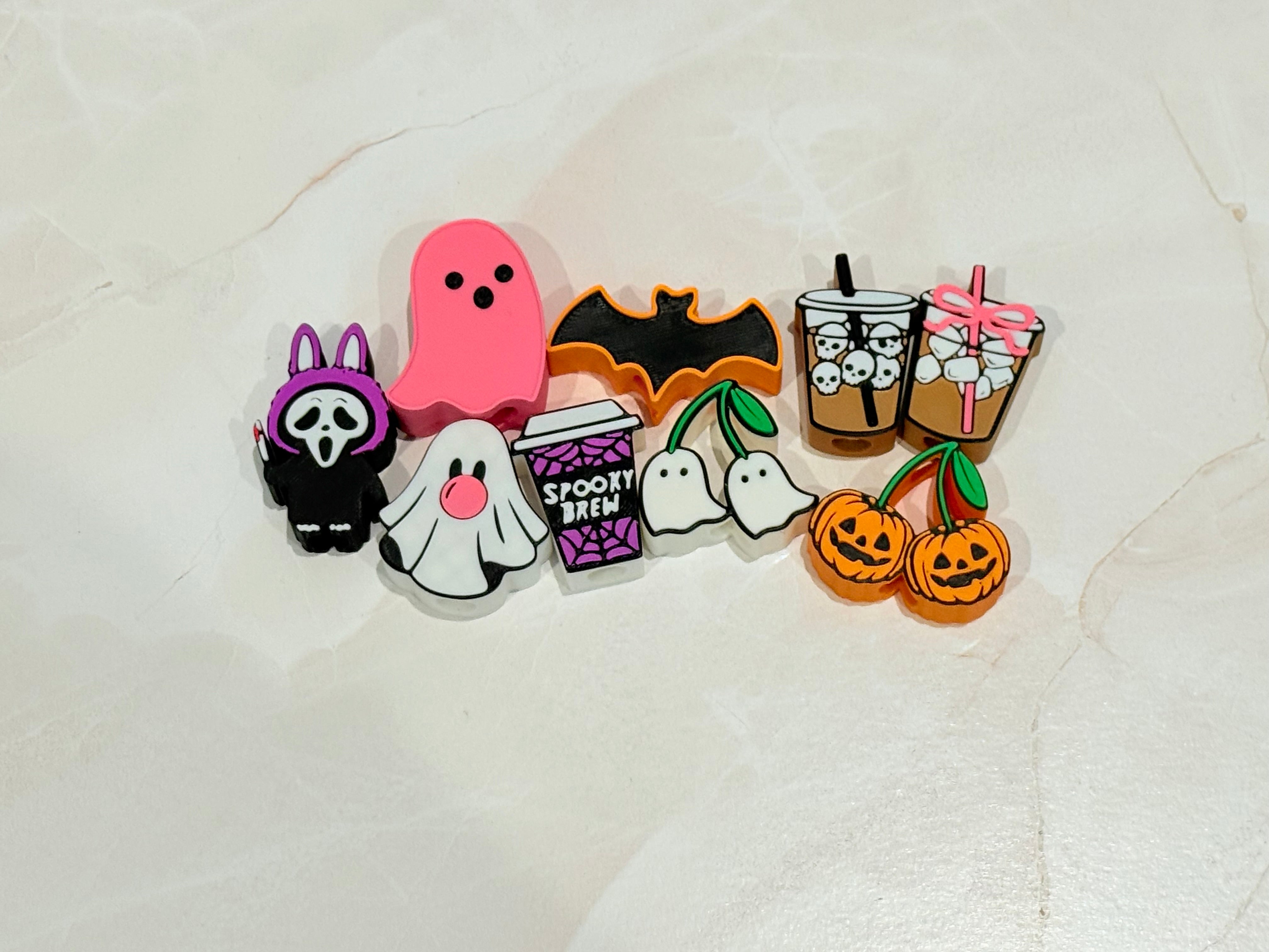 Halloween Tumbler 3D Straw Toppers-How Cute is That? Boutique