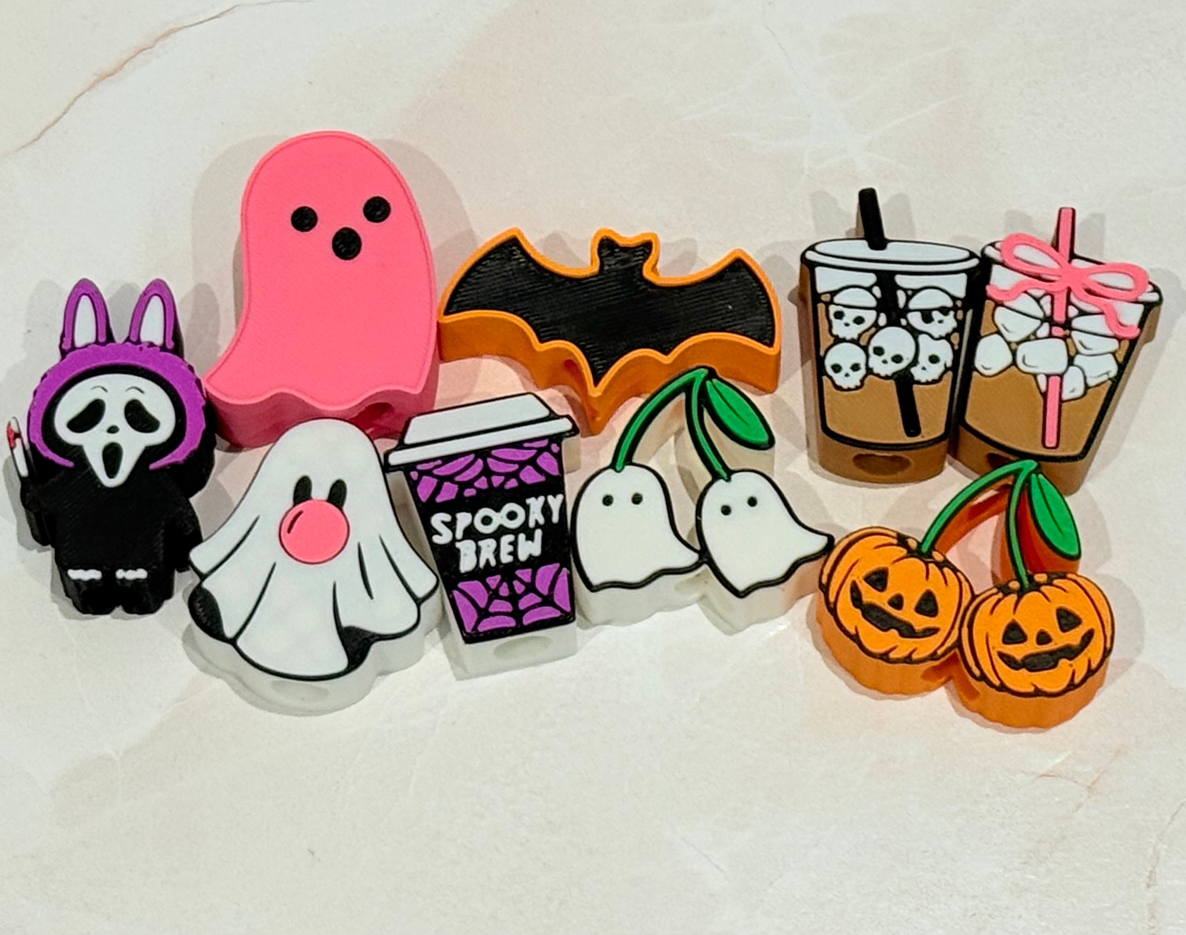 Halloween Tumbler 3D Straw Toppers-How Cute is That? Boutique