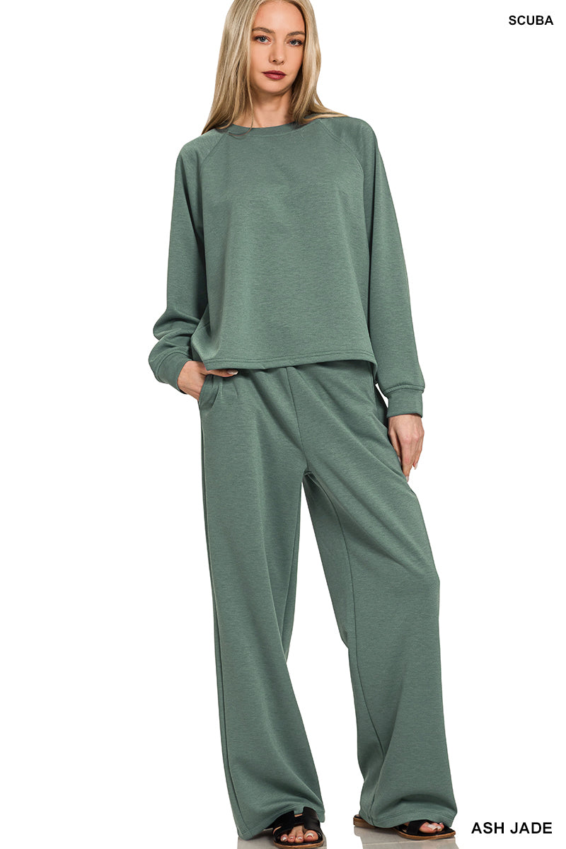 SCUBA CREWNECK PULLOVER & PANTS