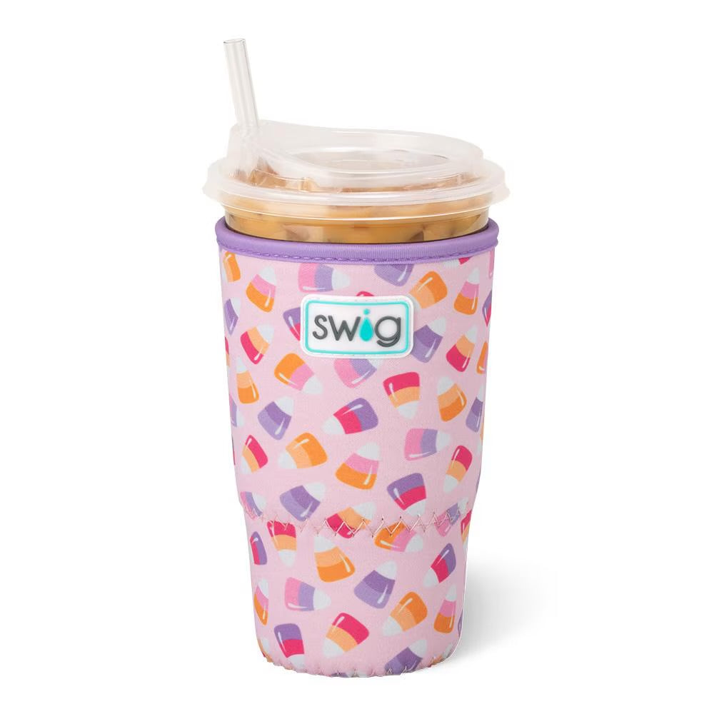 Candy Corn Iced Cup Coolie- Large-How Cute is That? Boutique